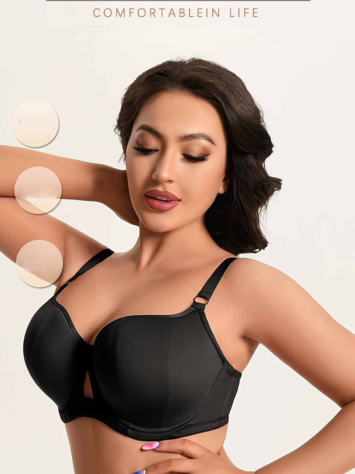 Soutien-gorge grande taille, allure élégante, autre coloris