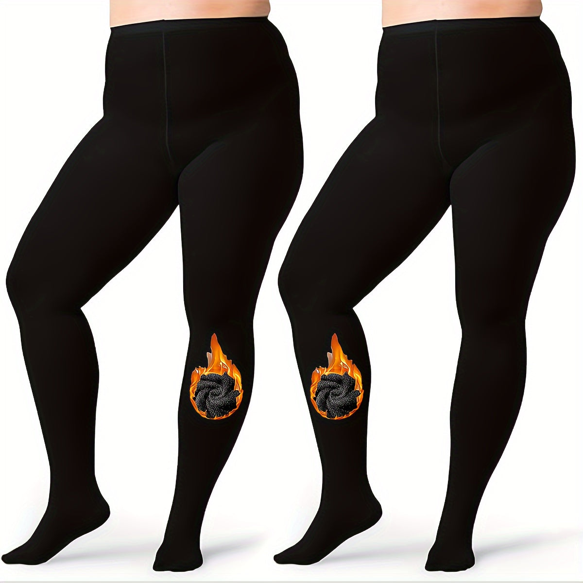 Legging grande taille — Allure élégante — composition : 89% Polyester, 11% Élasthanne