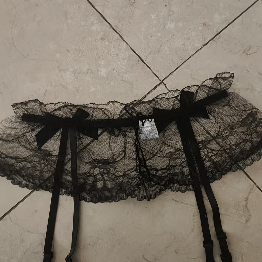 Porte-jarretelles grande taille en maille — Maille souple — matière : maille