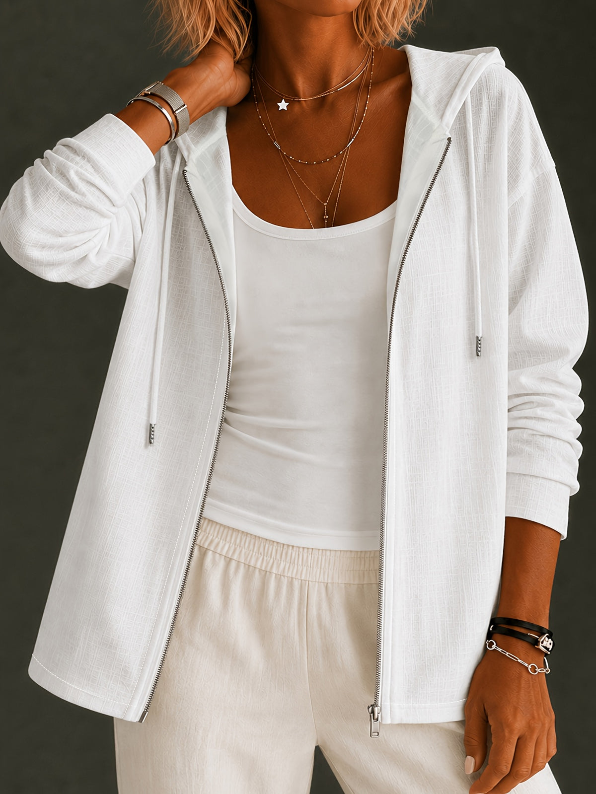 Maillot de bain grande taille, coupe ample, cordon de serrage, tissu opaque