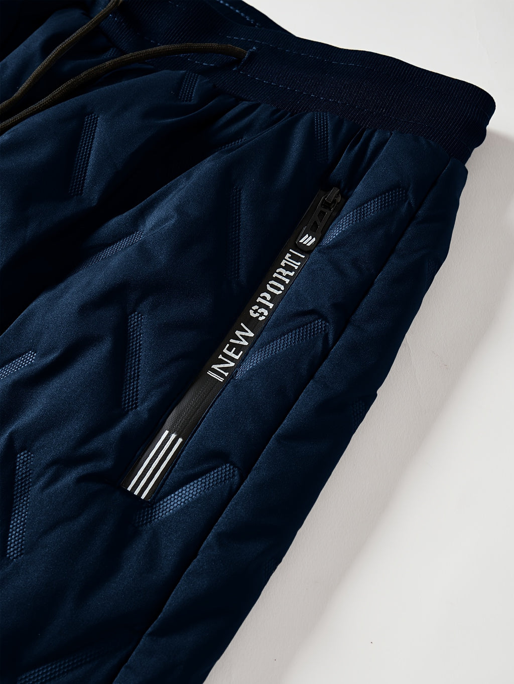 Pantalon de sport grande taille — Matelassé doublé sherpa d'hiver