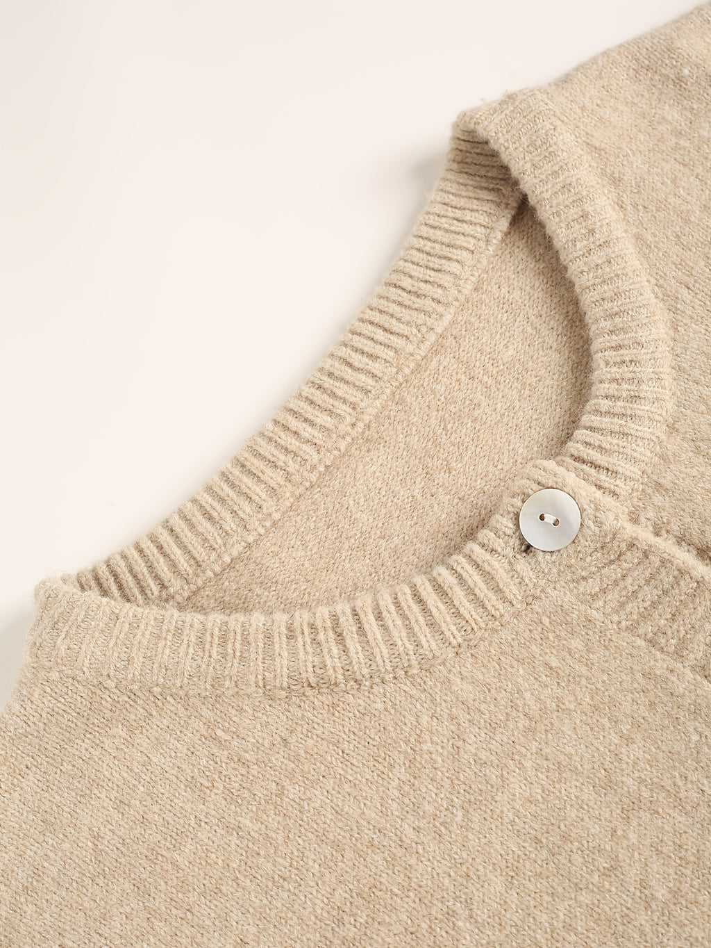 Cardigan grande taille à rayures, coupe oversize, col rond, chaleur d'hiver, autre coloris