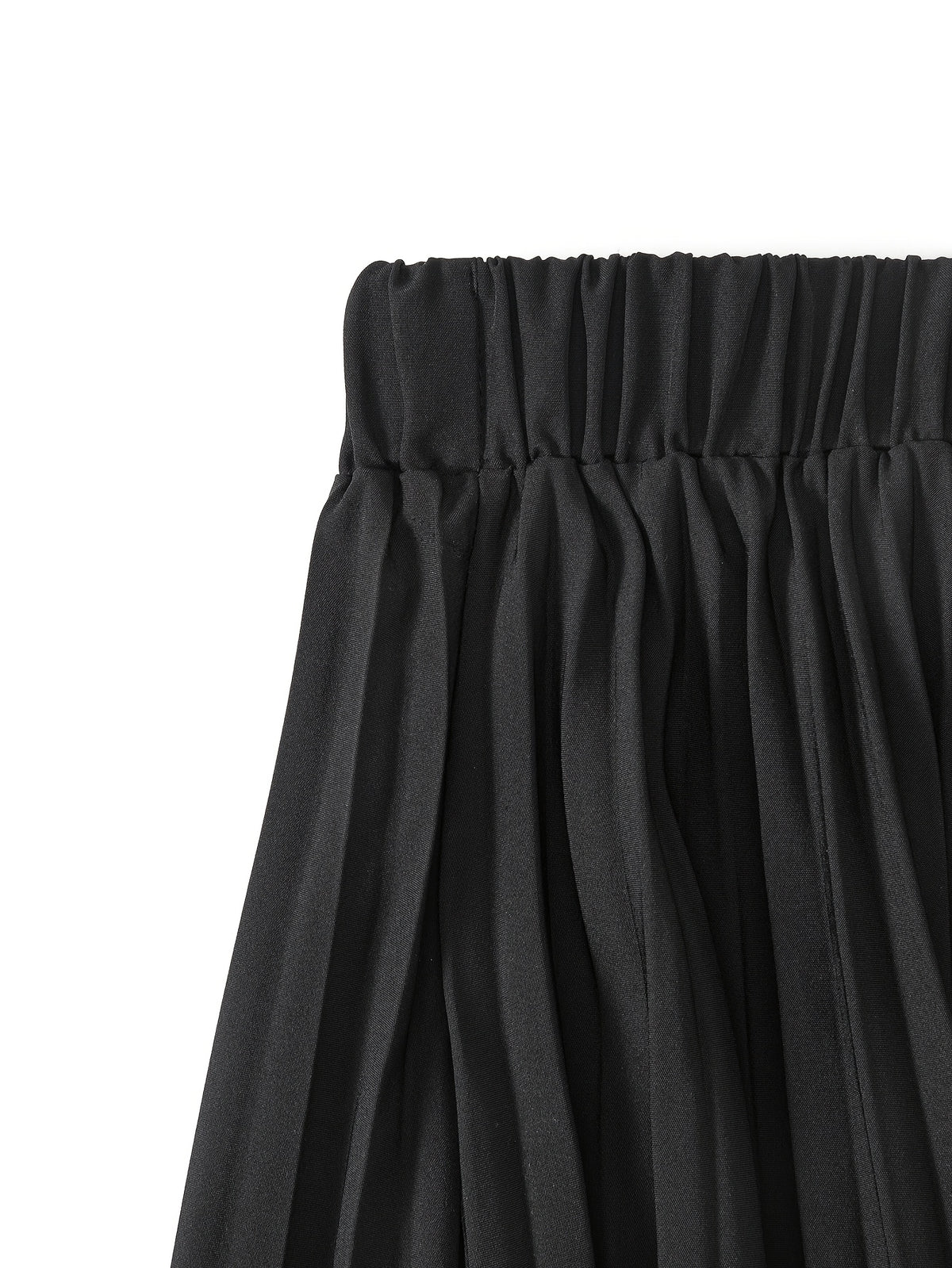 Jupe grande taille, coupe courte, plissés — composition : 95% Polyester, 5% Élasthanne Image