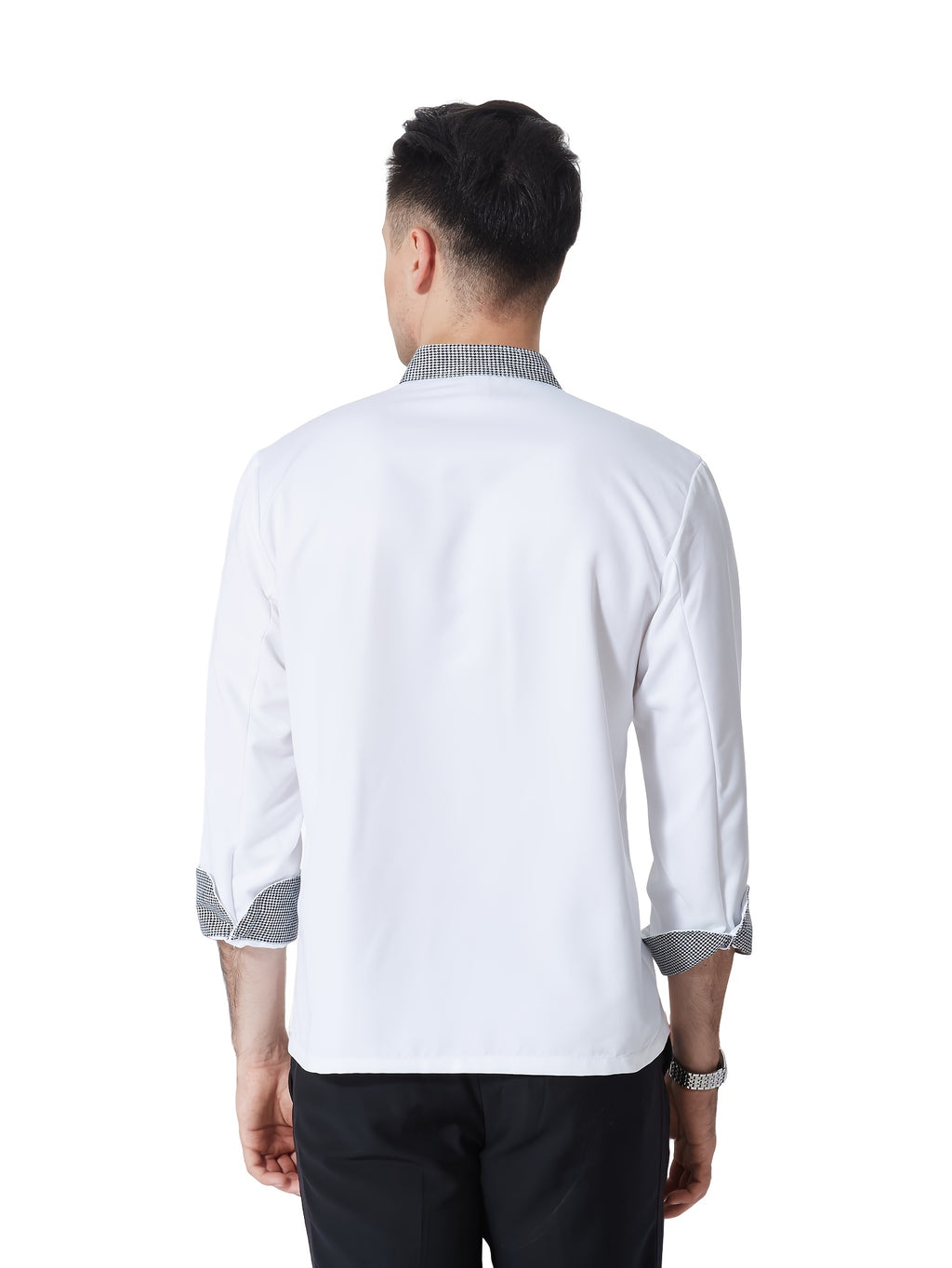 Veste grande taille à carreaux, ligne nette, autre coloris