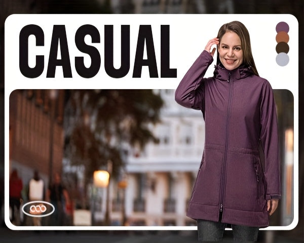 Veste grande taille, capuche, chaleur d'hiver, coupe-vent, détail du col