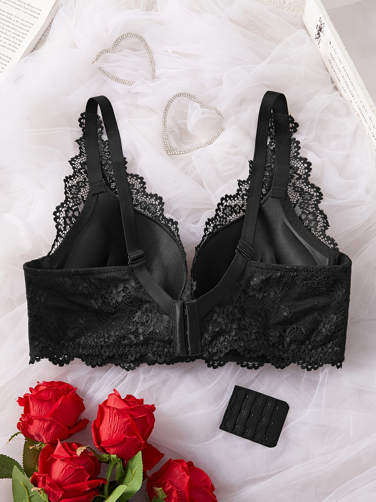 Soutien-gorge grande taille — Dentelle festonnée six coloris