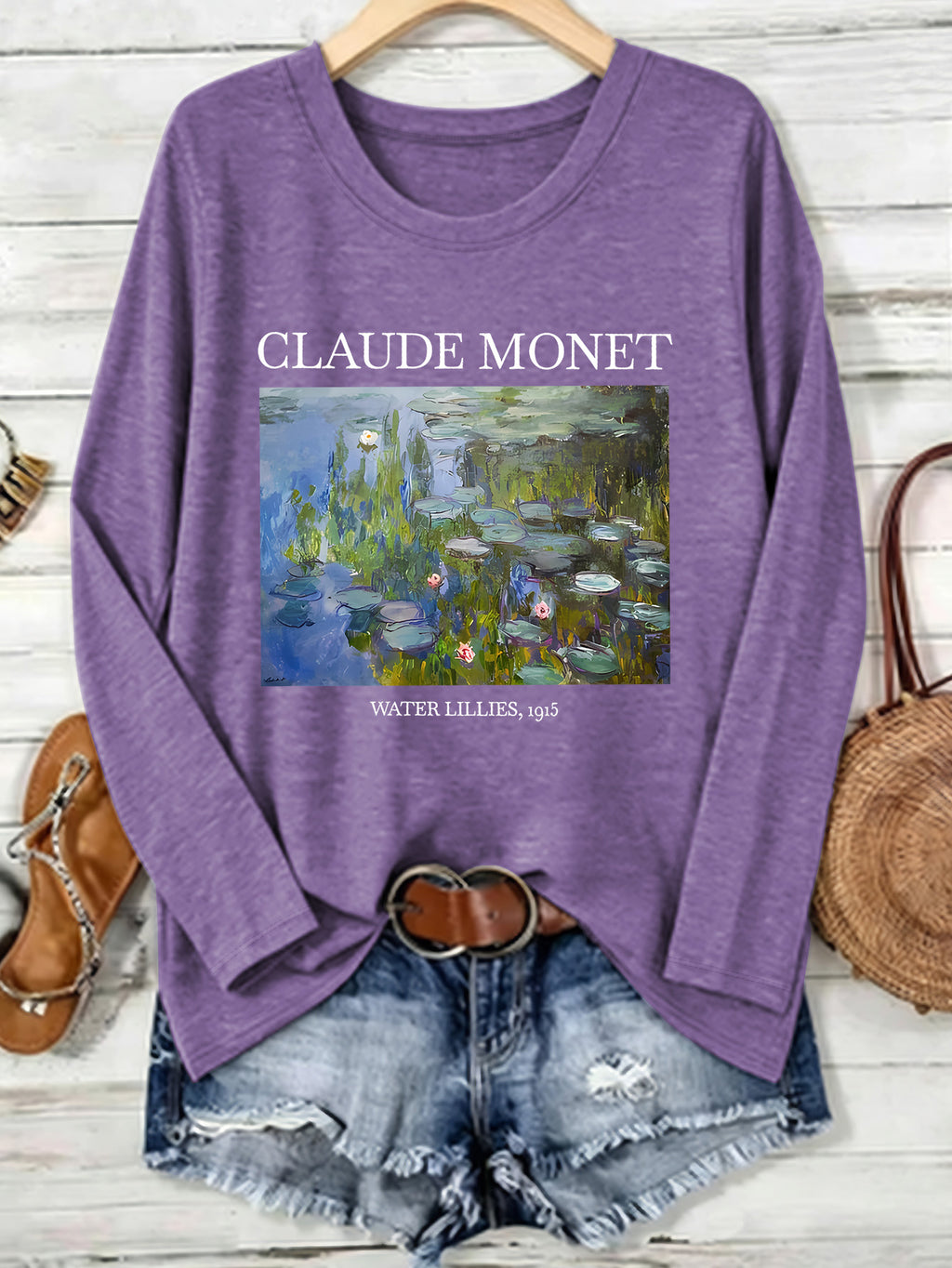 T-shirt grande taille, coupe ample, manches longues