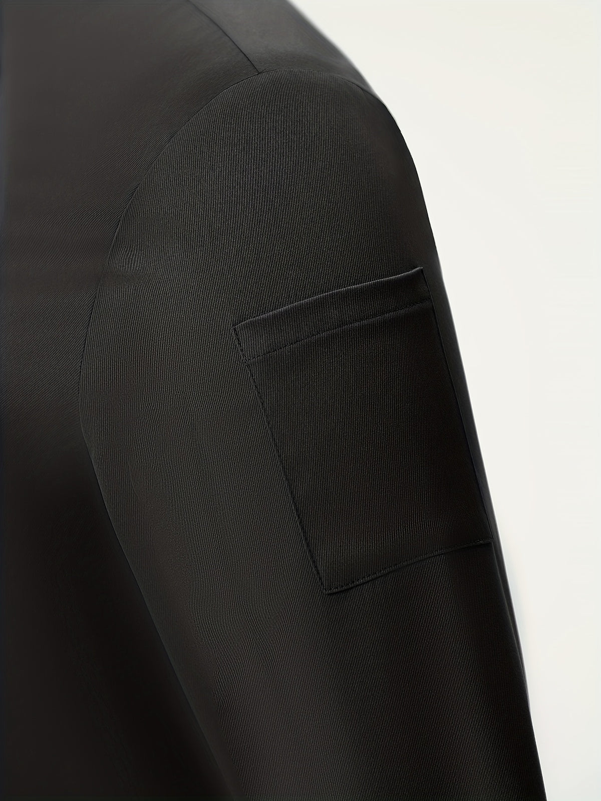 Chemise grande taille, col croisé, manches longues, vu de dos