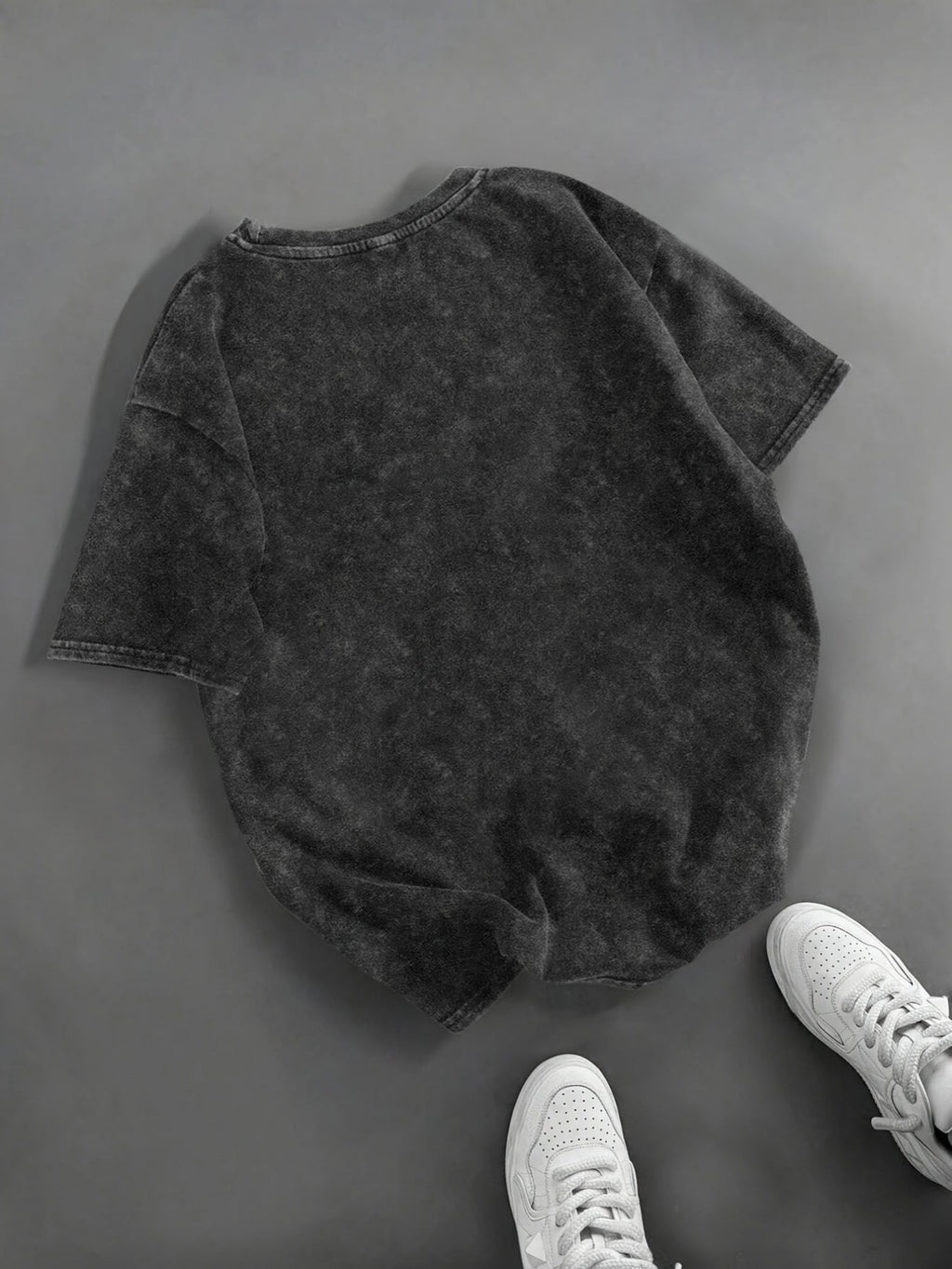 T-shirt grande taille, toucher naturel, détail du tissu