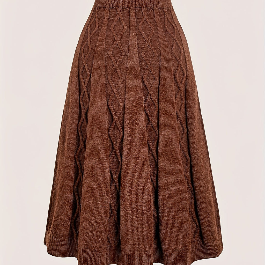 Jupe grande taille, chaleur d'hiver — composition : 100% Polyester