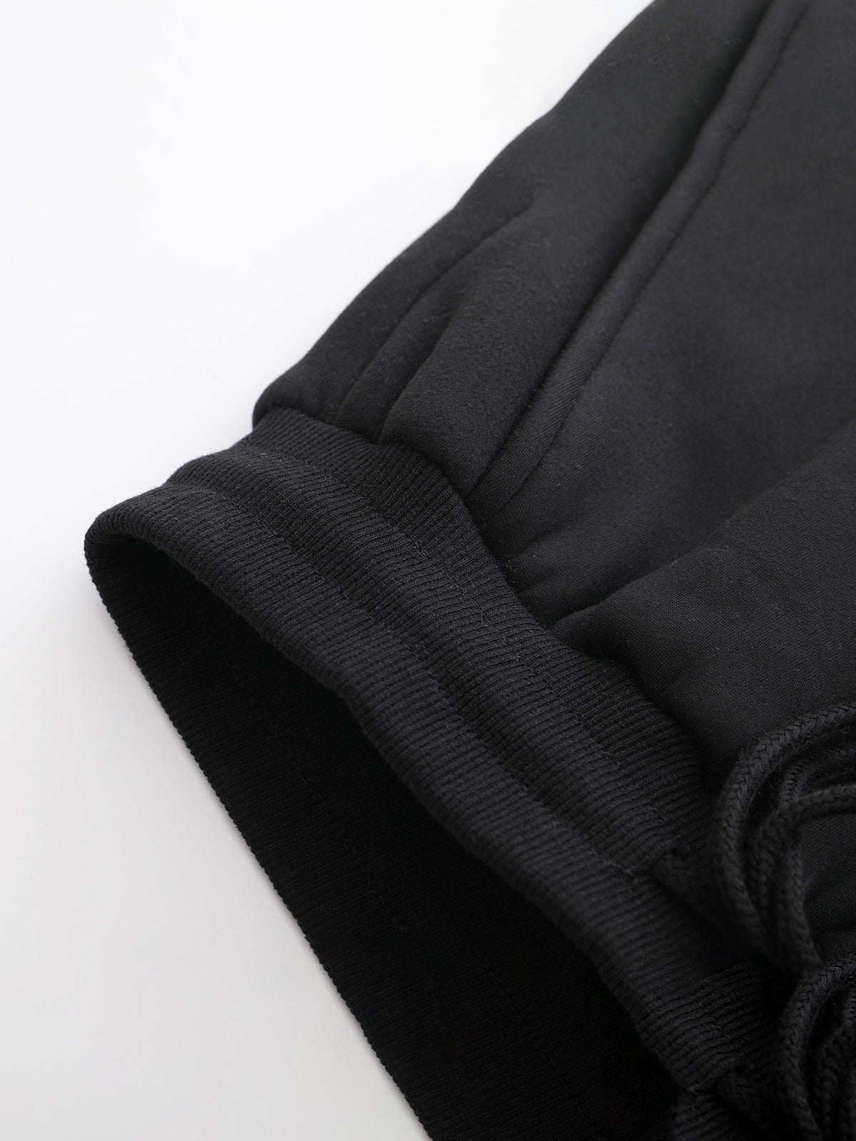 Pantalon grande taille, poches pratiques, chaleur d'hiver, détail du tissu
