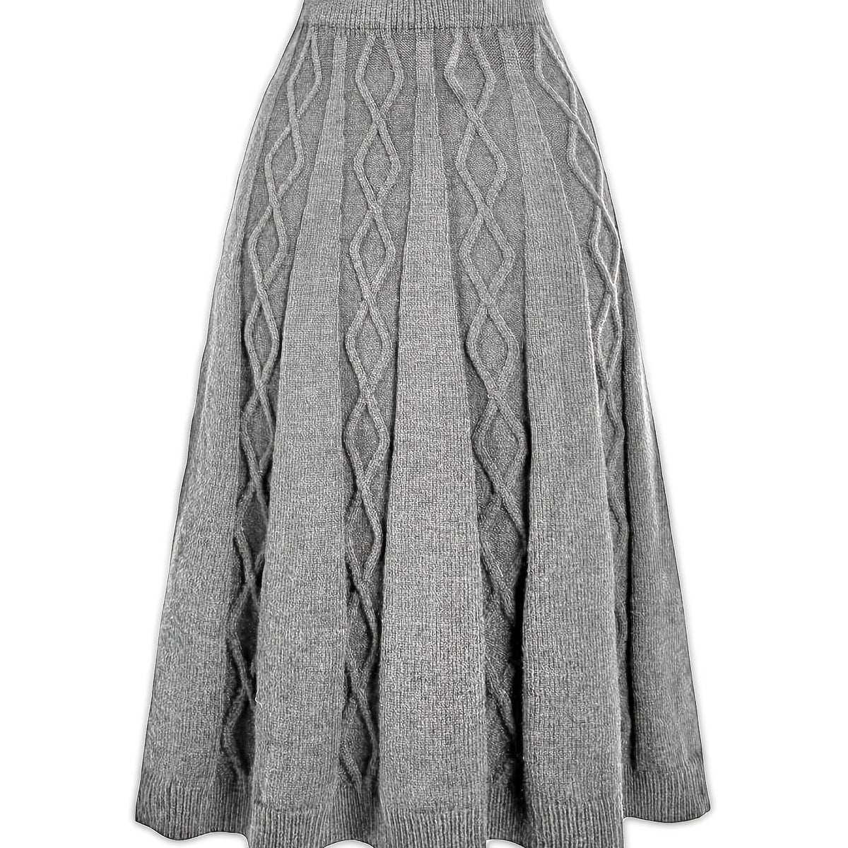 Jupe grande taille, chaleur d'hiver — matière : polyester Image