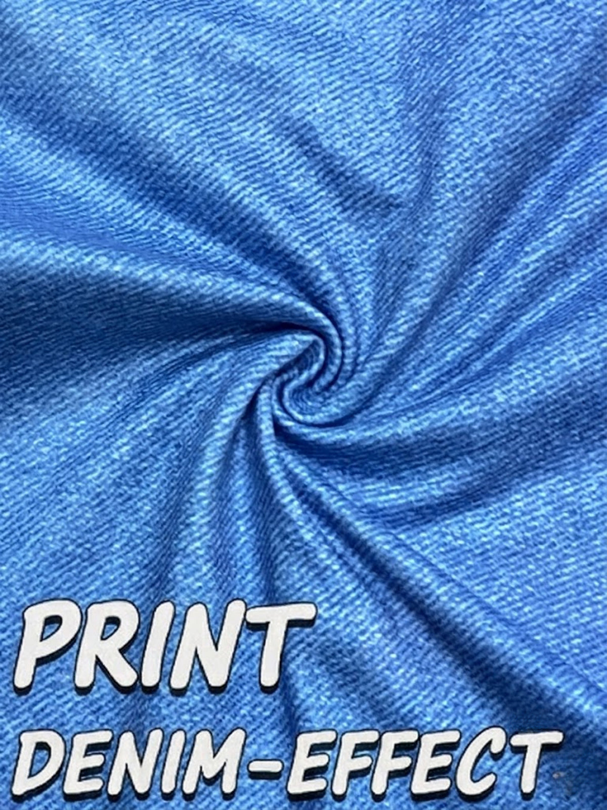 Legging imprimé grande taille — Lot de deux, effet denim