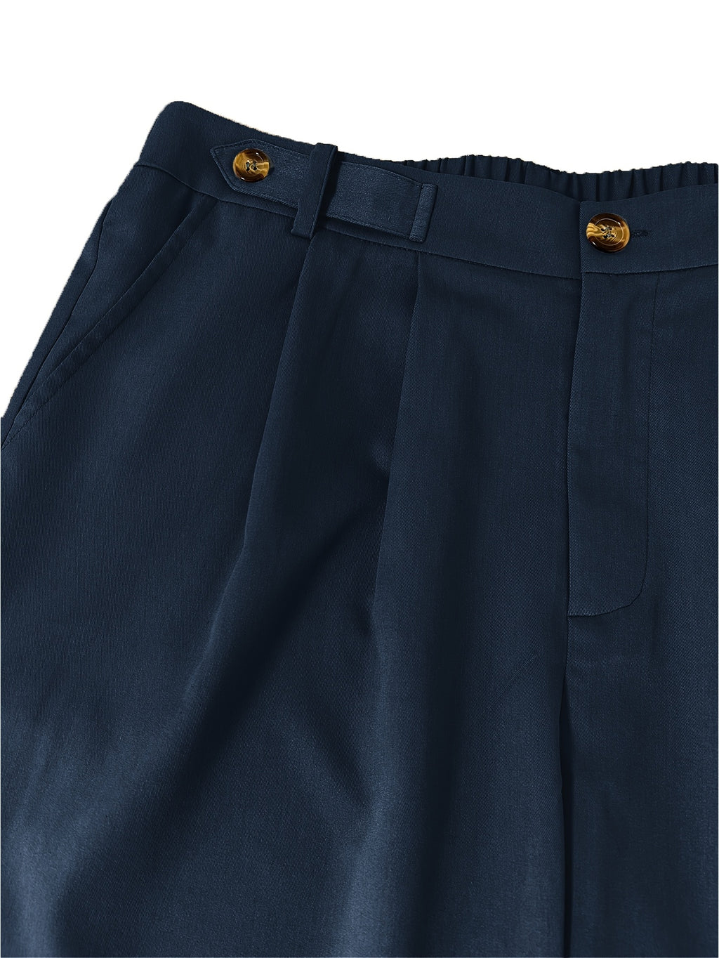 Pantalon grande taille, coupe droite, ligne nette, visuel produit