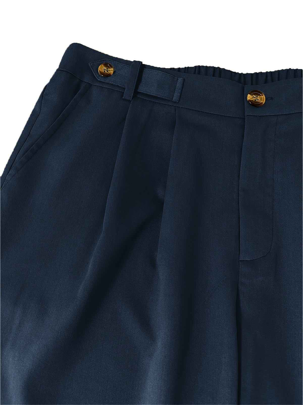 Pantalon grande taille, coupe droite, ligne nette, visuel produit