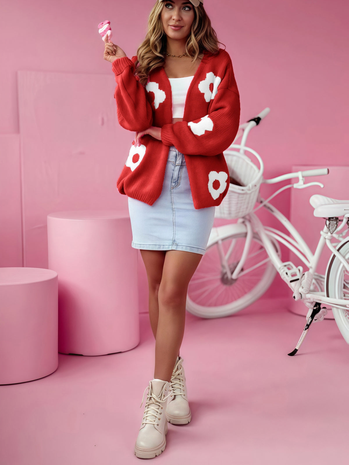 Pull grande taille, coupe oversize, toucher moelleux, détail du tissu