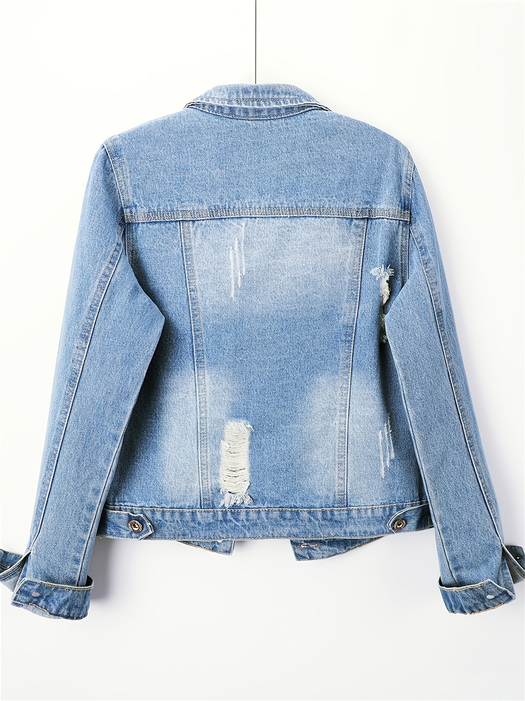 Veste grande taille, coupe ample, poches plaquées, manches longues, tissu opaque
