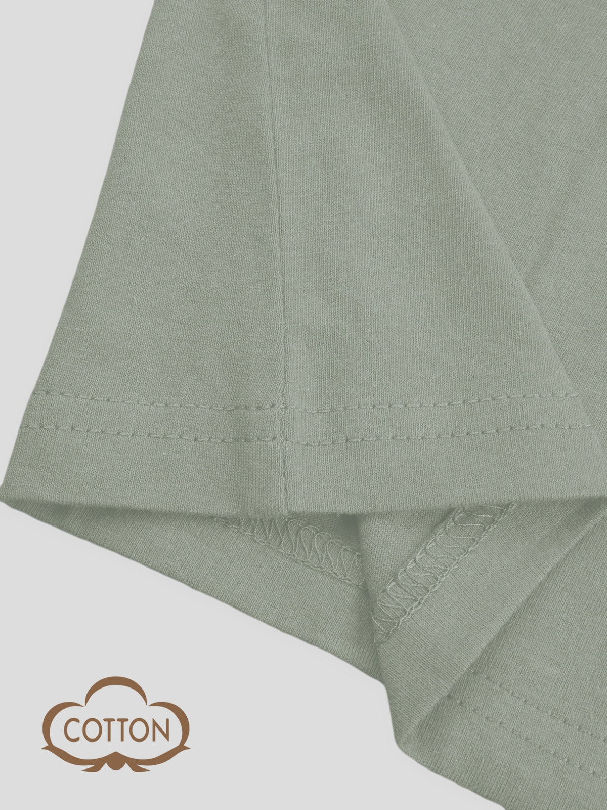 T-shirt grande taille, col rond, manches longues, toucher naturel, détail du col