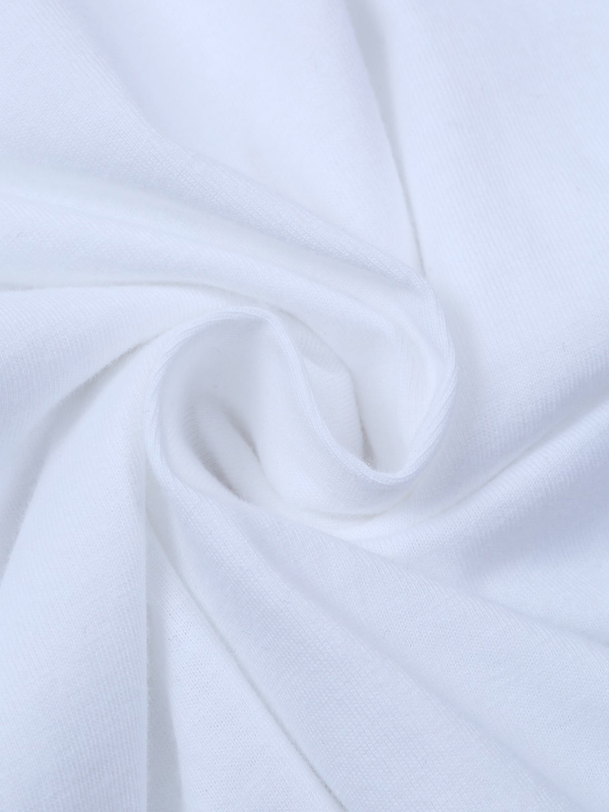 Top grande taille à imprimé géométrique, manches courtes, toucher naturel, vue de profil