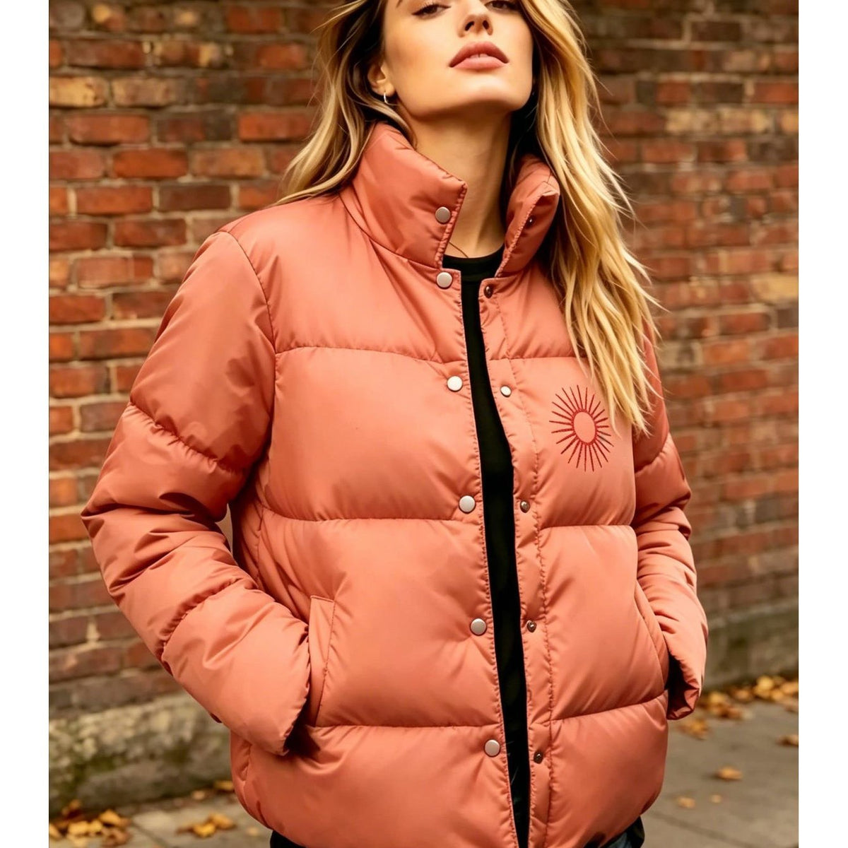 Manteau grande taille, chaleur d'hiver, coupe-vent, vu de dos