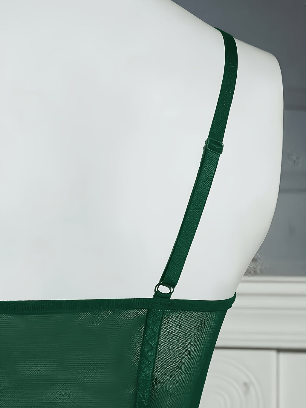 Body gainant grande taille en maille à imprimé fleuri, maille souple, détail du col