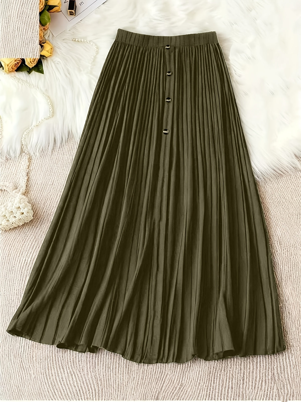 Robe grande taille, coupe longue Image