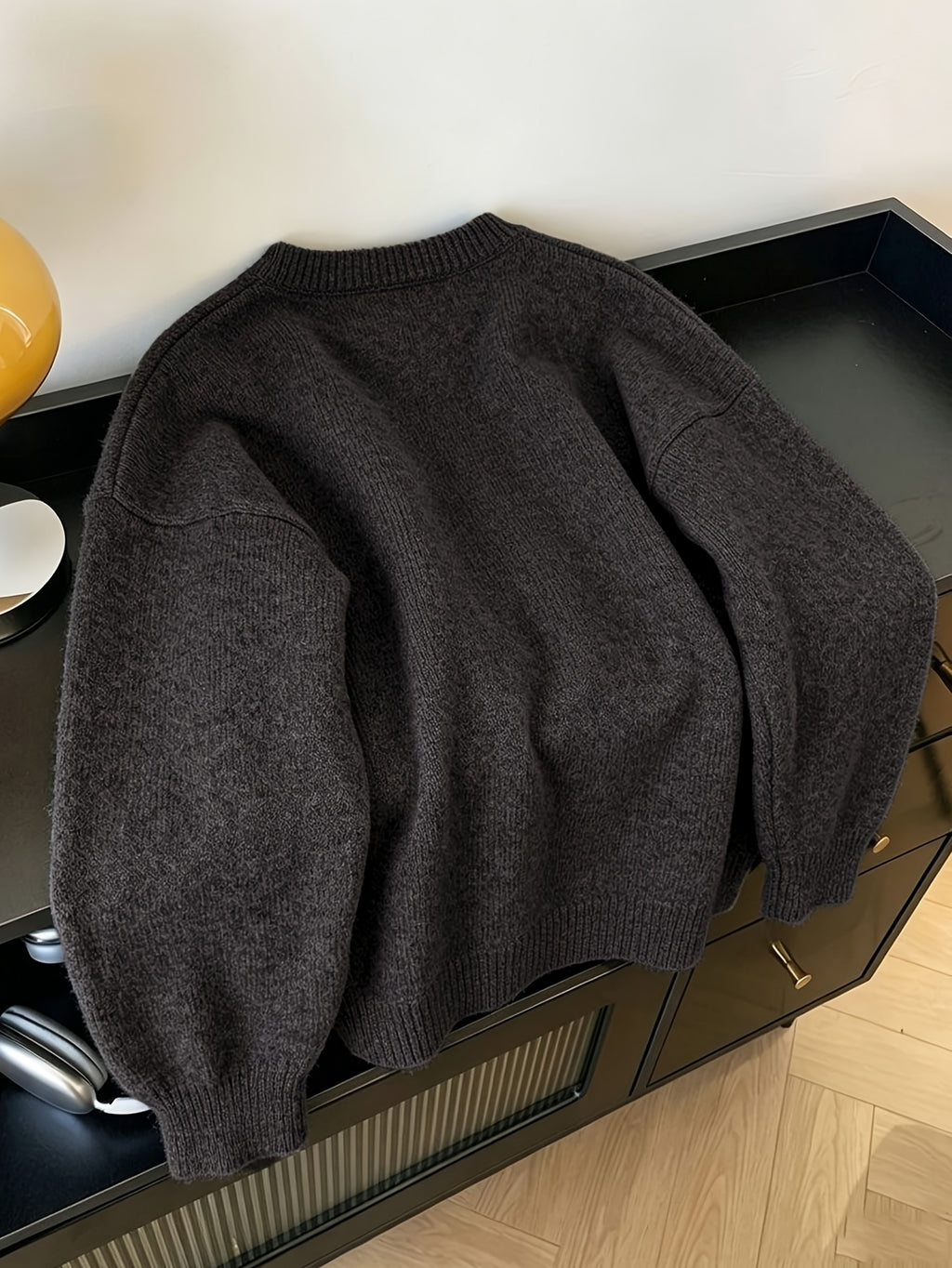 Cardigan grande taille, coupe ample, chaleur d'hiver, détail du tissu