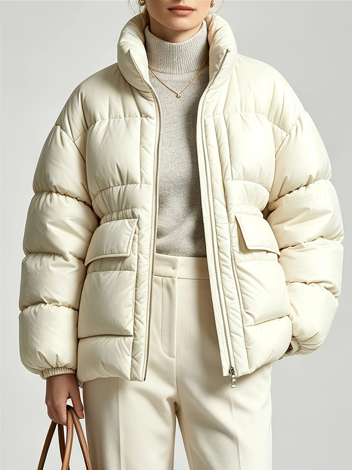 Veste grande taille, chaleur d'hiver