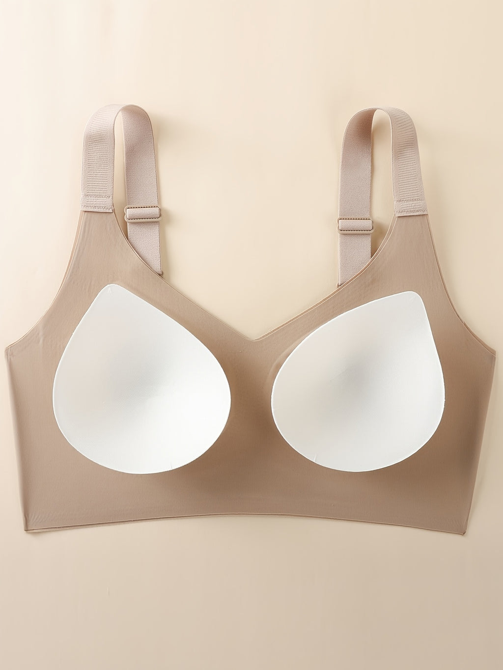 Soutien-gorge grande taille — Quatuor en maille côtelée