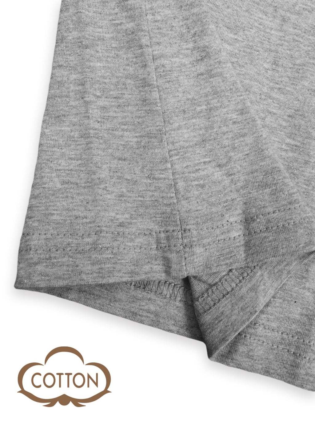T-shirt grande taille, coupe ample, manches longues, toucher naturel, détail du tissu