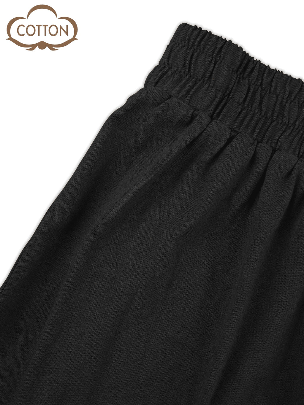 Ensemble grande taille, coupe ample, manches longues, toucher naturel, vu de dos
