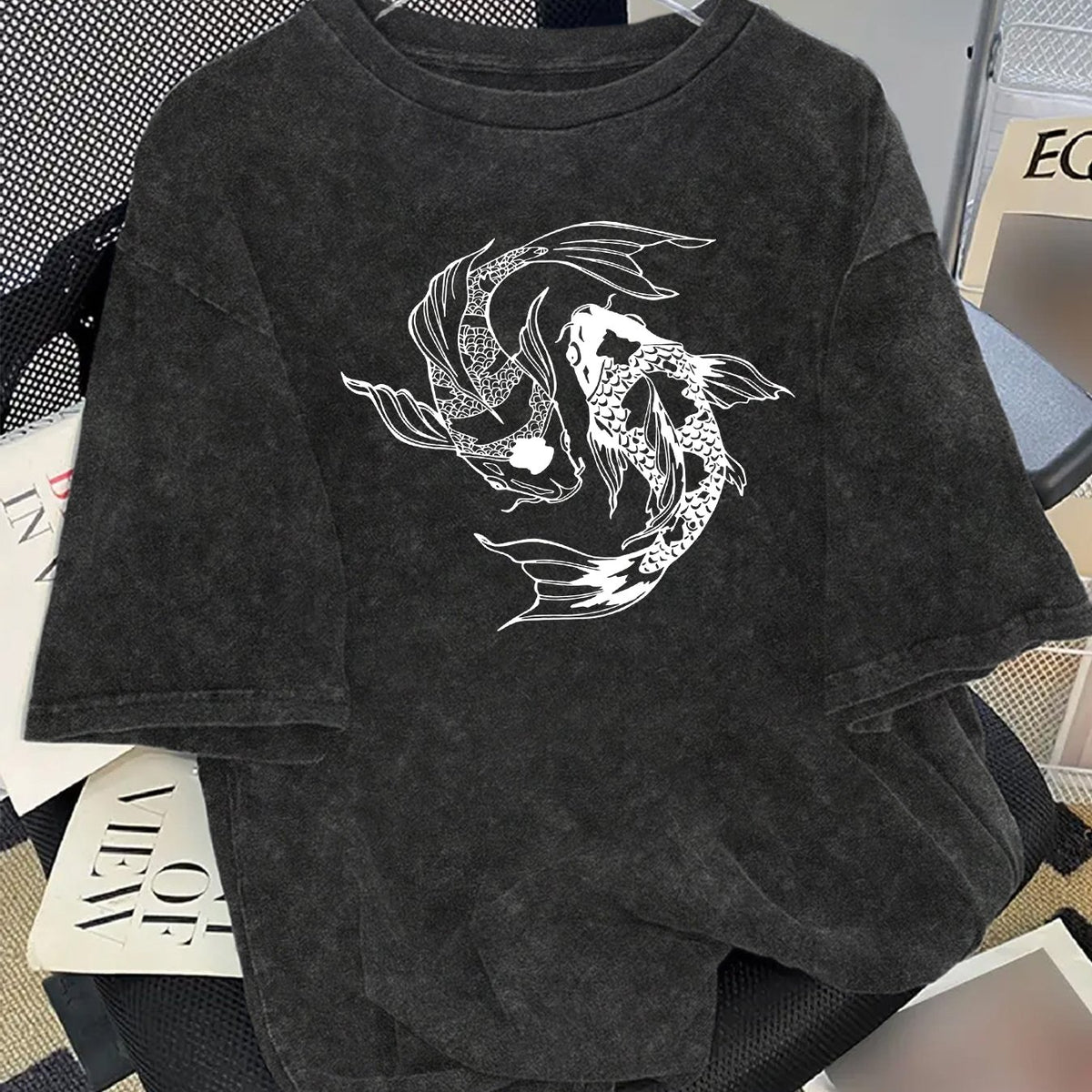 T-shirt grande taille, toucher naturel — matière : coton