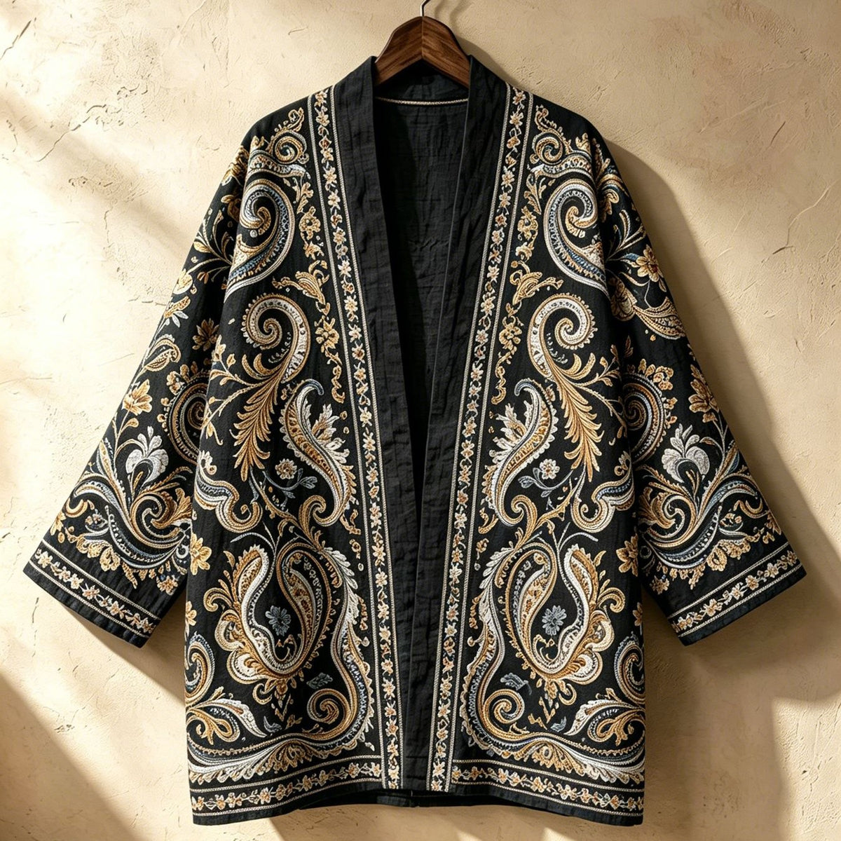 Gilet grande taille à broderies