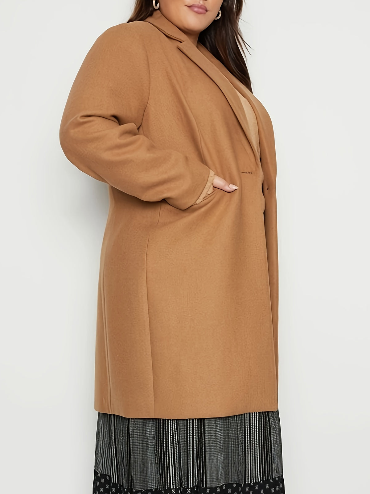 Trench grande taille, coupe oversize, doublure Image