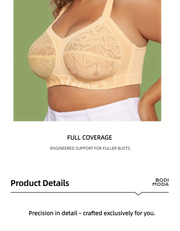 Soutien-gorge minimiseur grande taille — Noir, rose et champagne