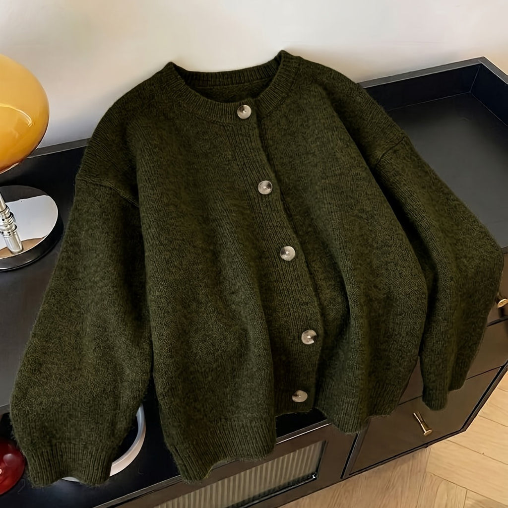 Cardigan grande taille, coupe ample, chaleur d'hiver, détail du tissu