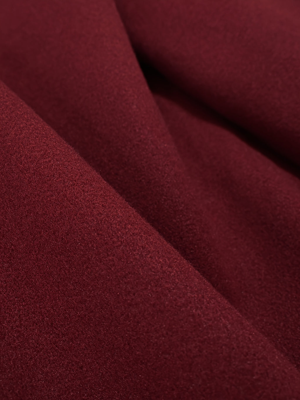 Manteau grande taille, doublure, porté de face