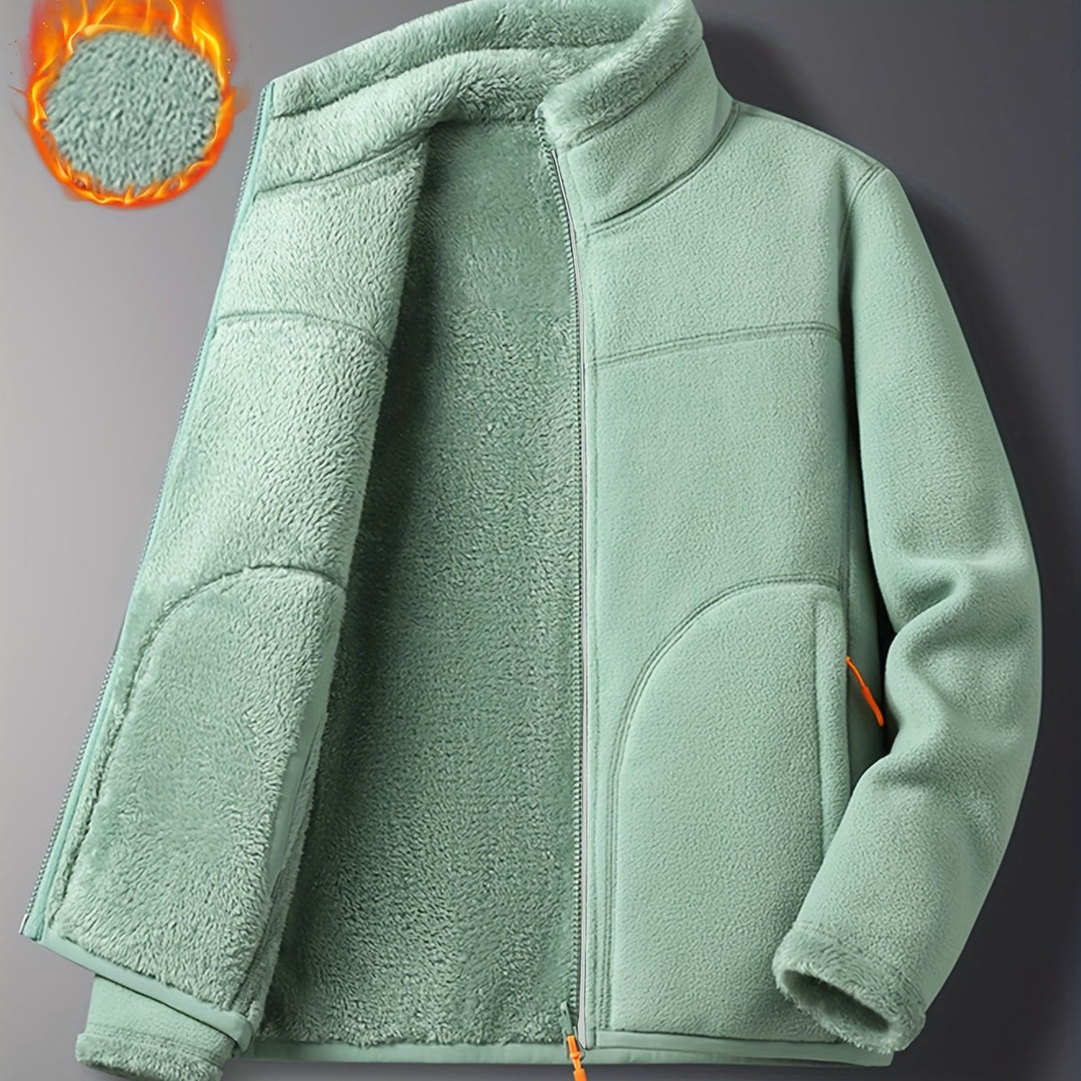 Veste grande taille, chaleur d'hiver, esprit sportif — composition : 100% Polyester
