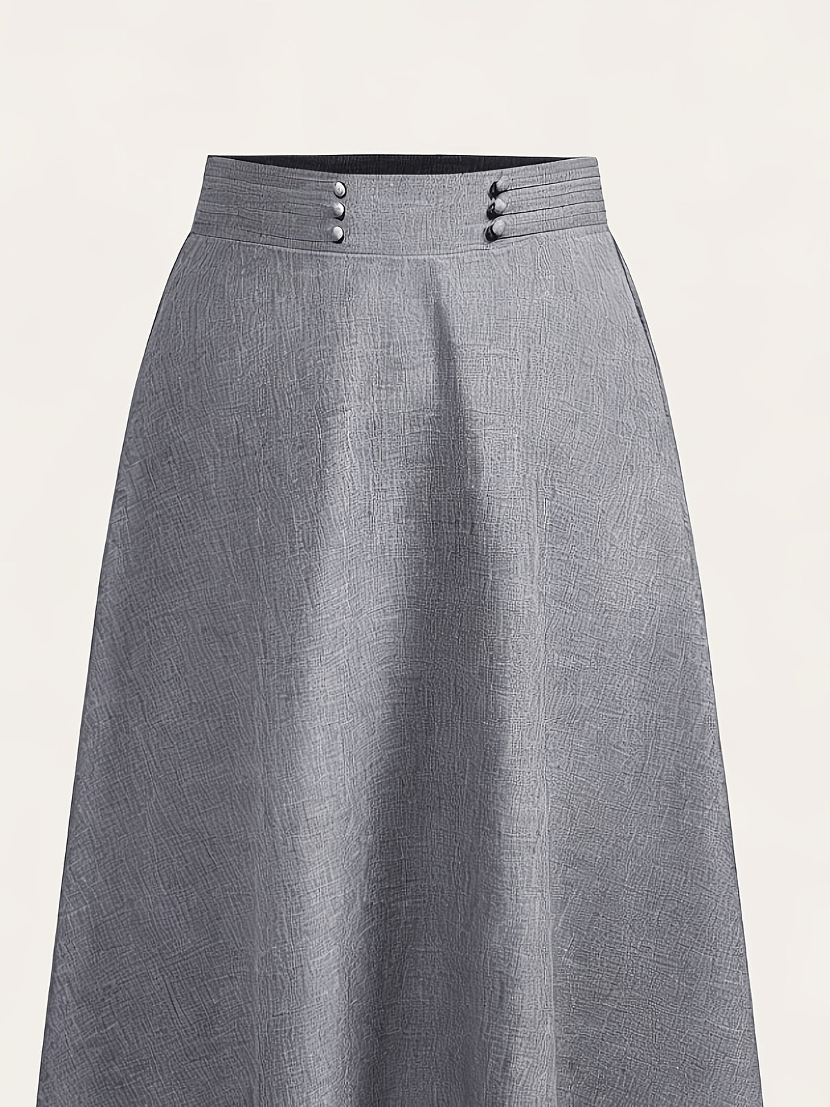 Jupe grande taille, coupe évasée, allure élégante Image