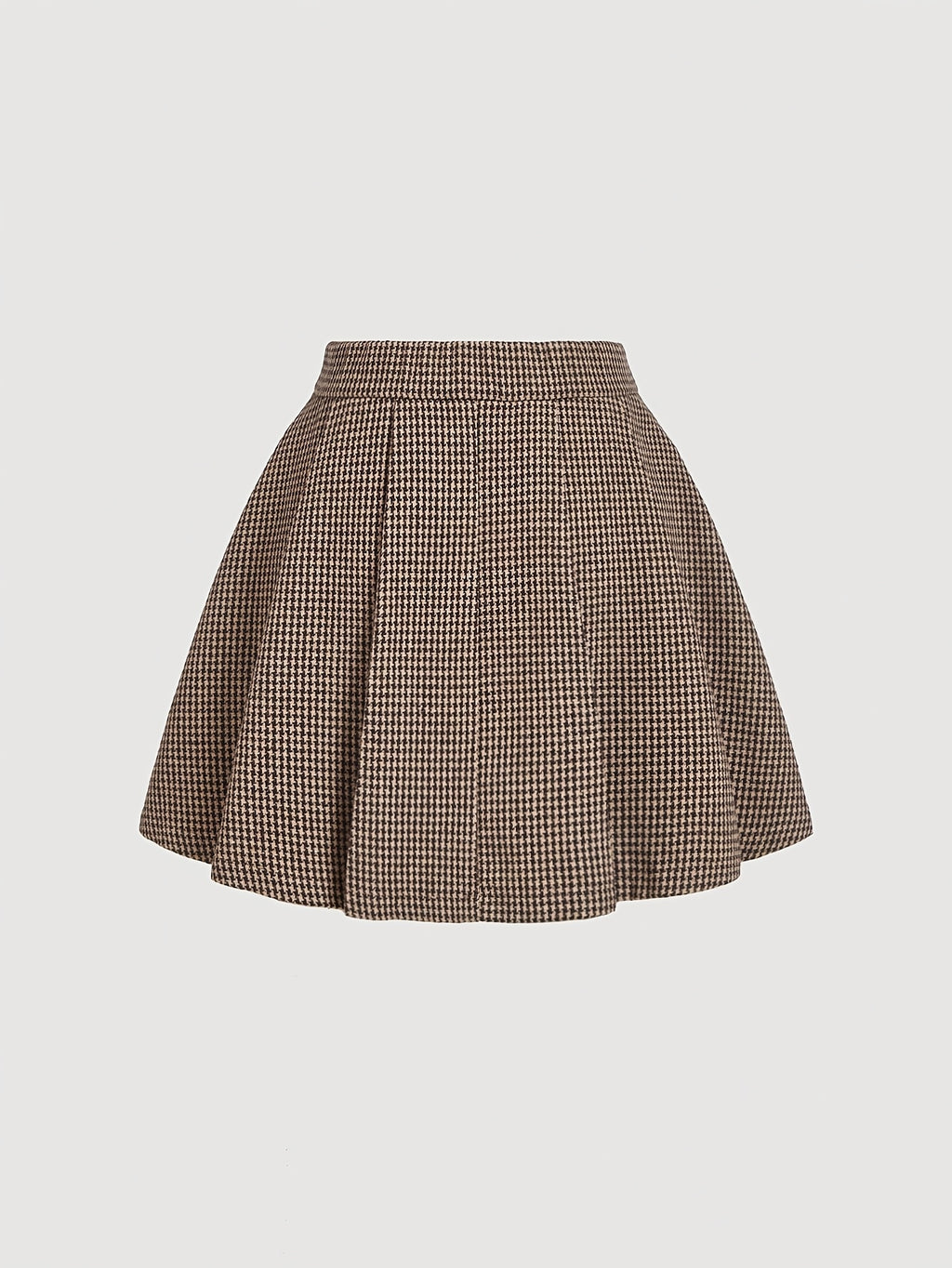 Jupe grande taille, boutonnage, plissé, allure élégante — composition : 100% Polyester