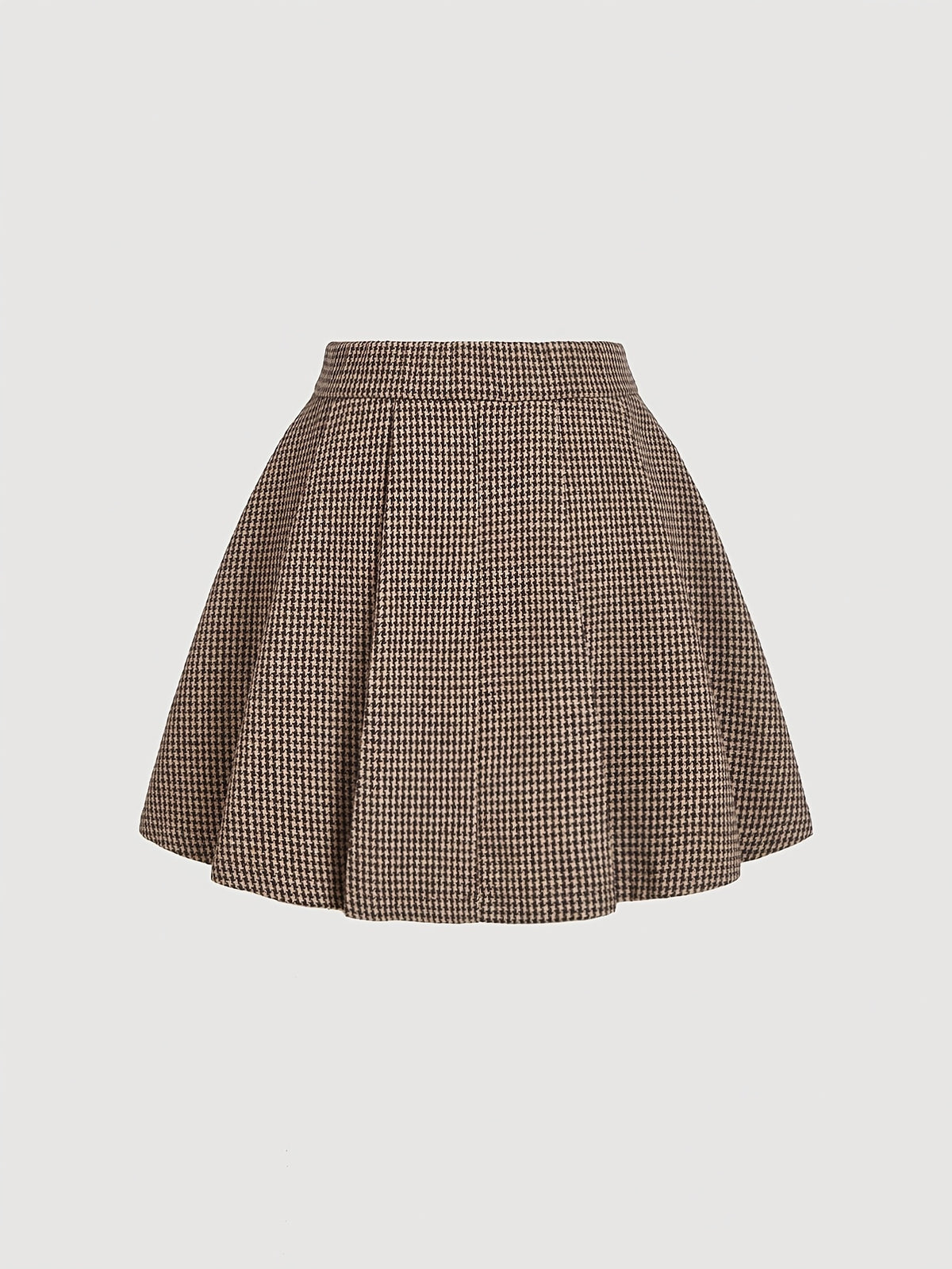 Jupe grande taille, boutonnage, plissé, allure élégante — composition : 100% Polyester