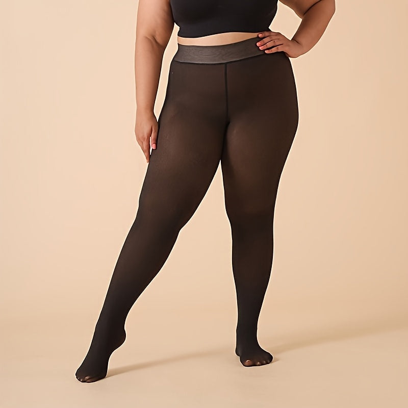 Collant grande taille, vu de dos