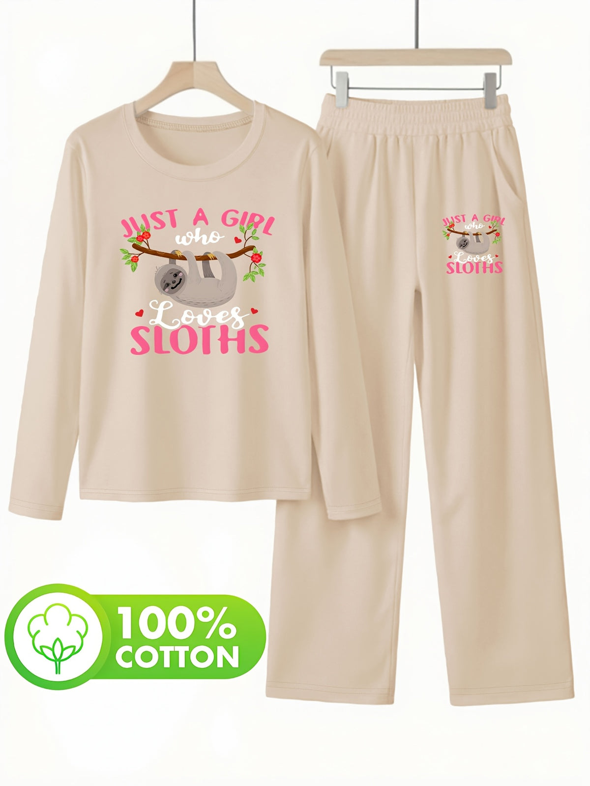 Ensemble grande taille, coupe droite, manches longues, toucher naturel, mise en situation