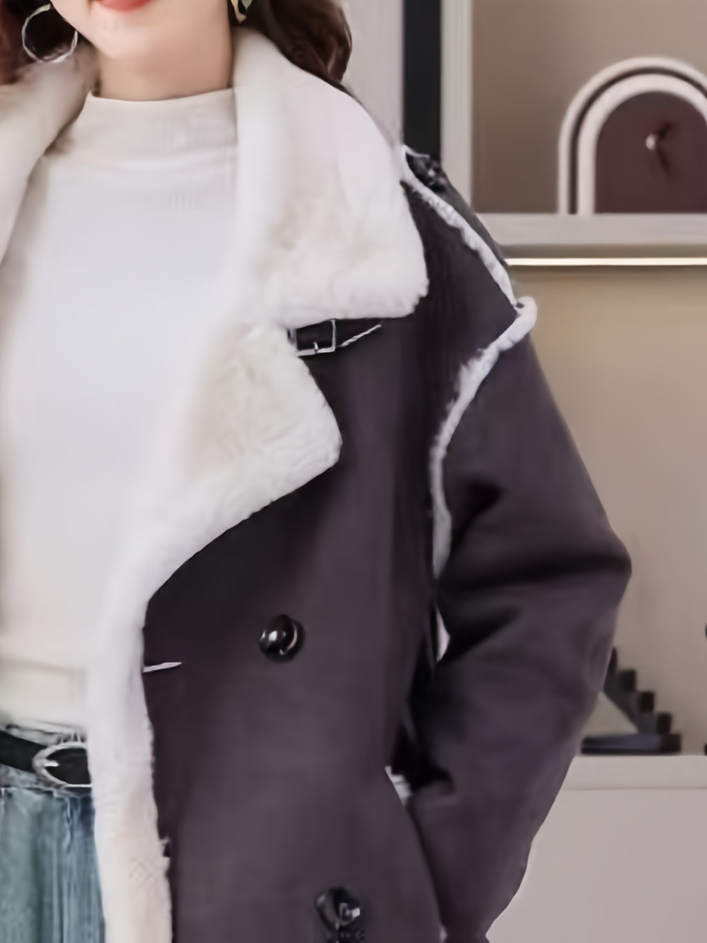 Trench grande taille, doublure, mise en situation