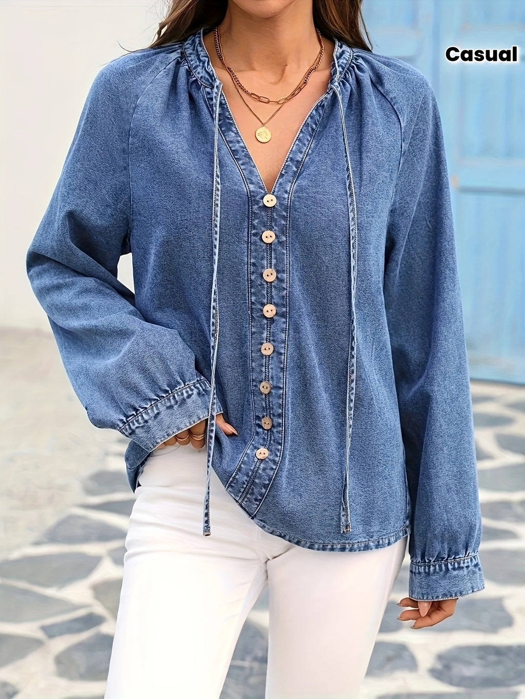 Top grande taille, tenue franche, vu de dos