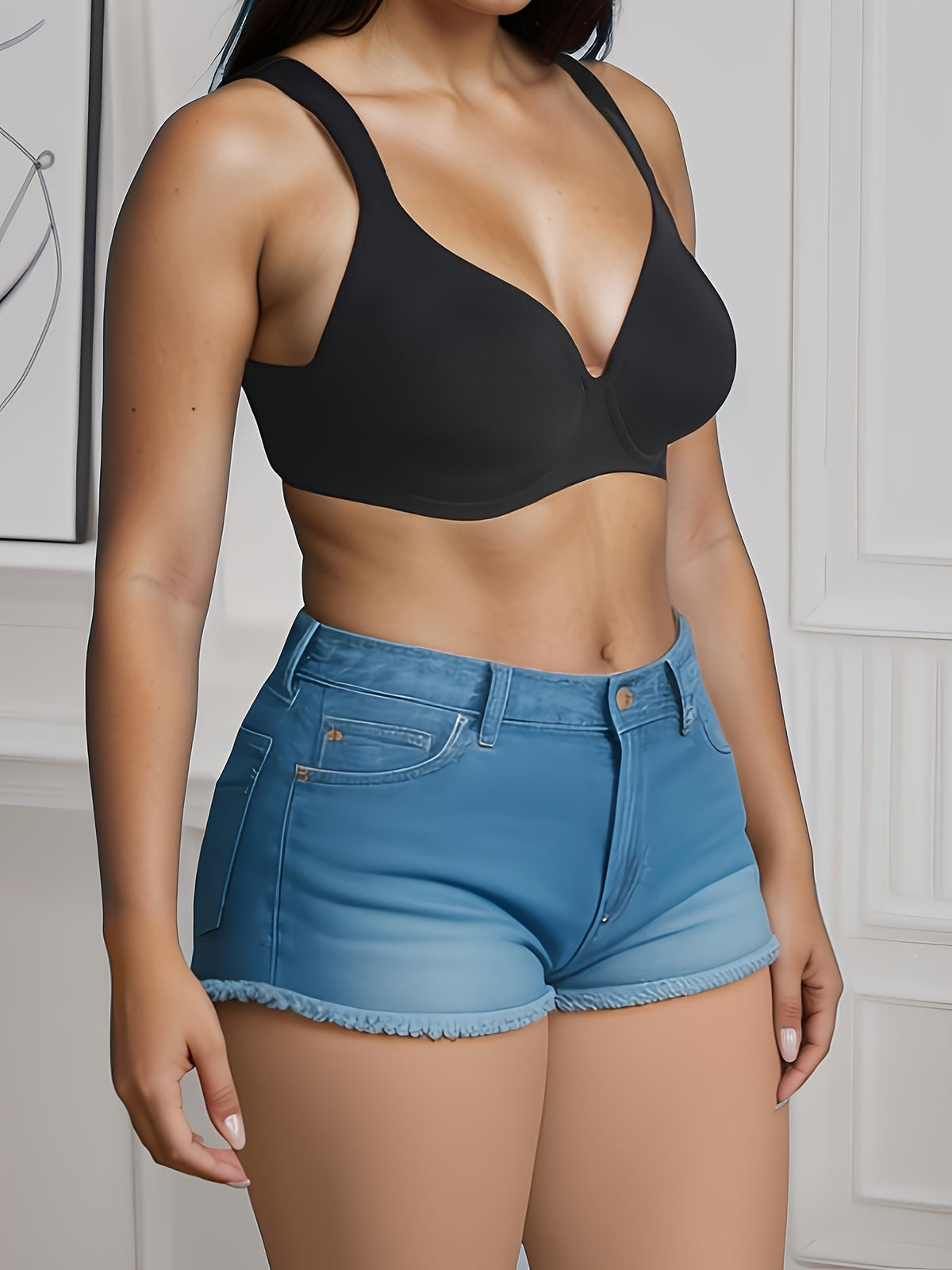 Soutien-gorge grande taille — Deux tissus et zéro relief