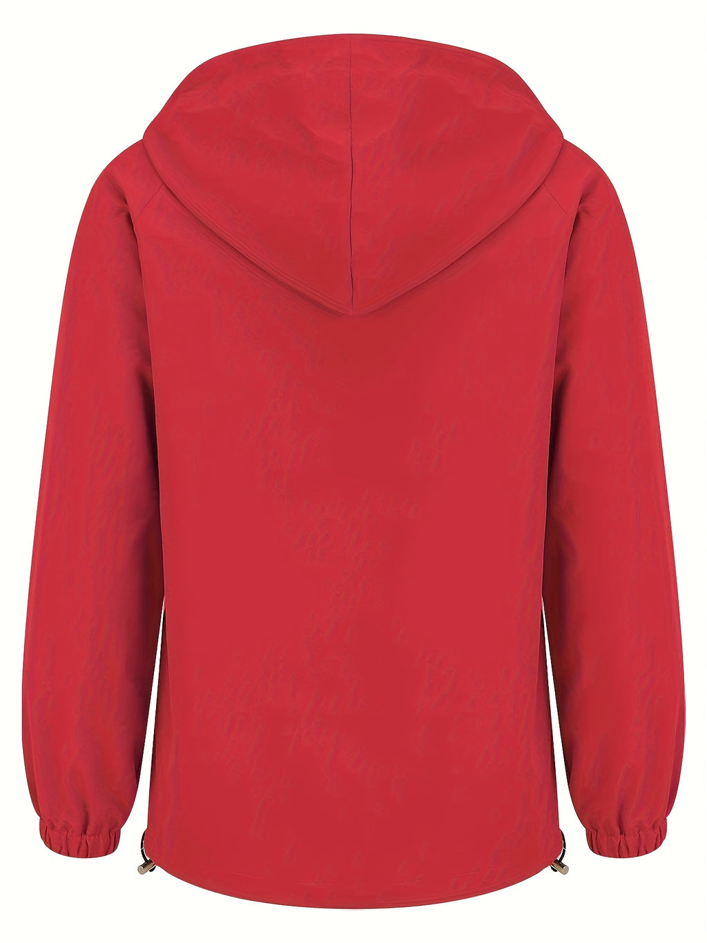 Manteau grande taille, fermeture zippée, esprit trench, gros plan