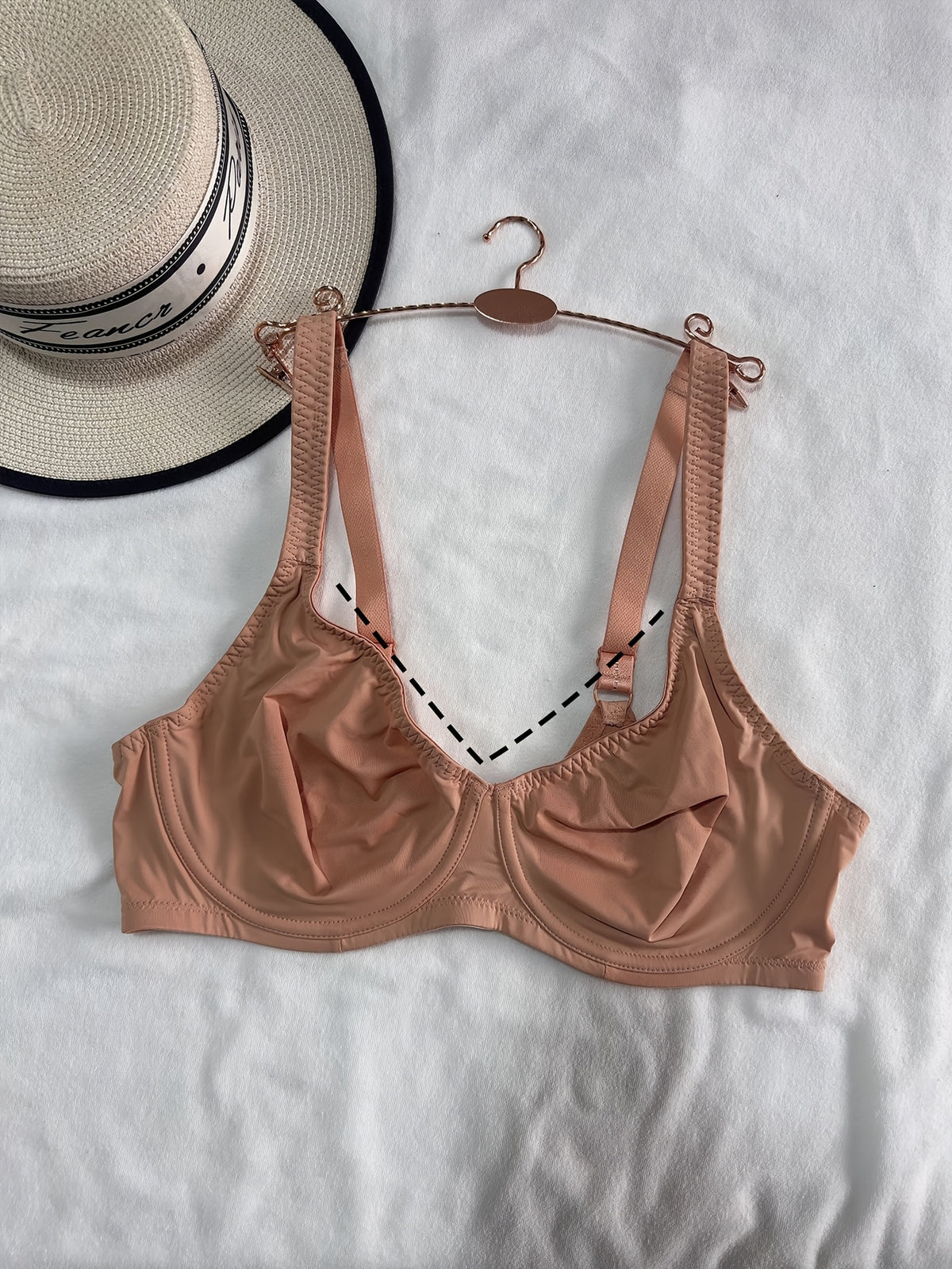 Soutien-gorge grande taille — Deux tissus et zéro relief