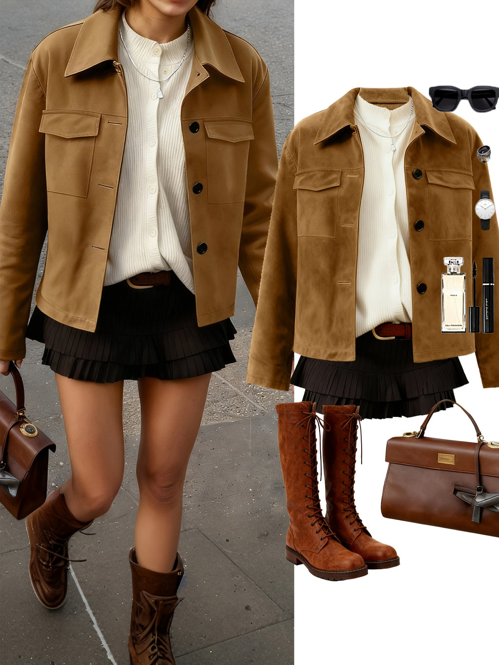 Veste grande taille, coupe oversize, poches pratiques, chaleur d'hiver — composition : 95% Polyester, 5% Élasthanne