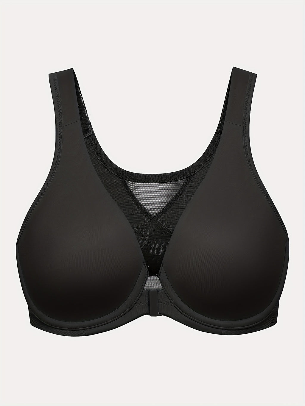 Soutien-gorge grande taille, croisillon de mesh dans le dos